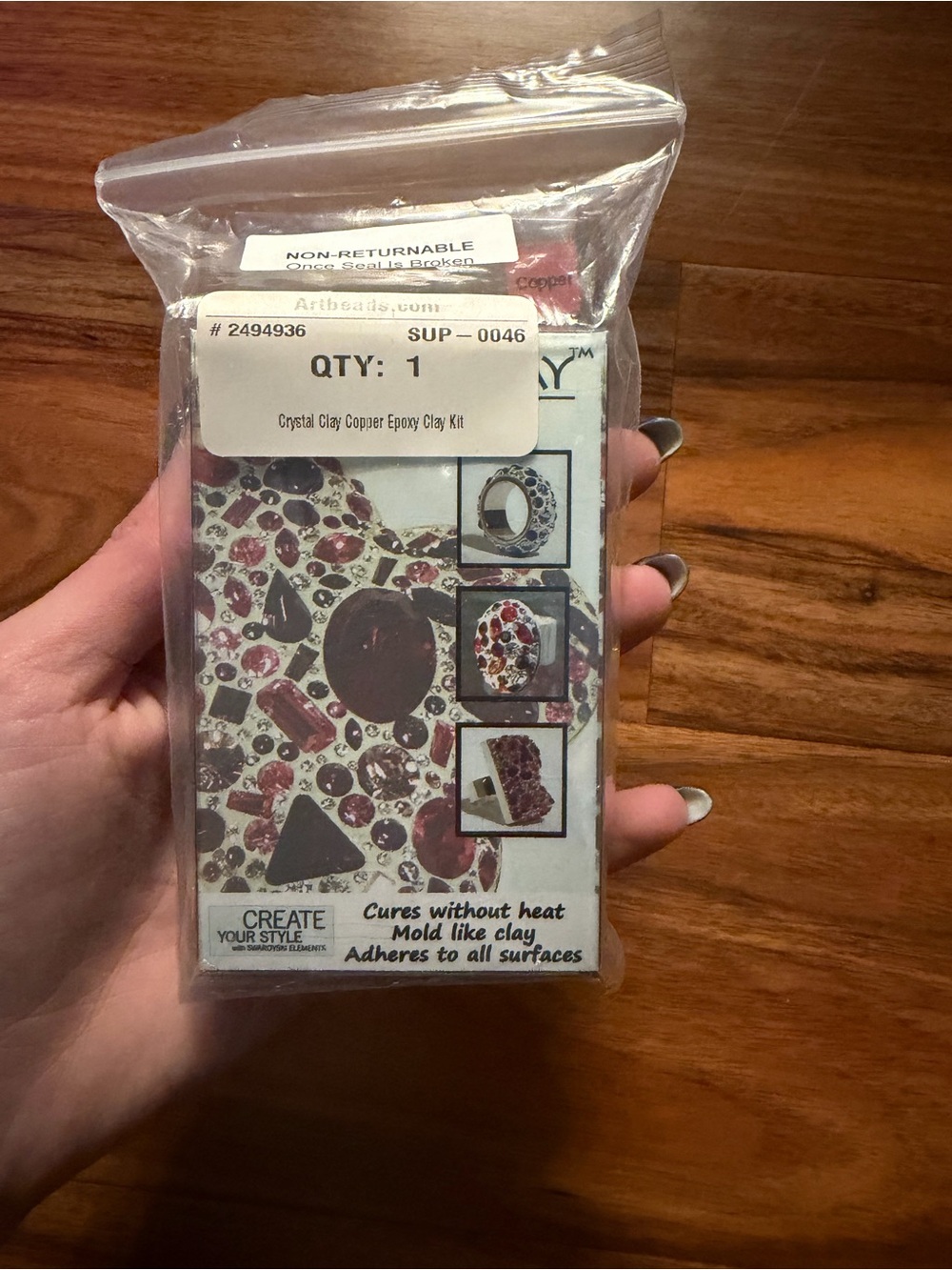 Crystal Clay Copper Epoxy Clay Kit - Copper